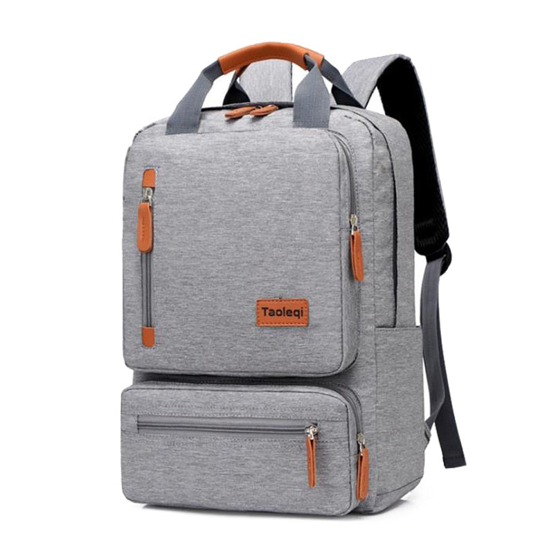 Casual Business Men Computer Backpack Light 15 inch Laptop Bag 2022 Waterproof Oxford cloth Lady Anti-theft Travel Backpack Gray.