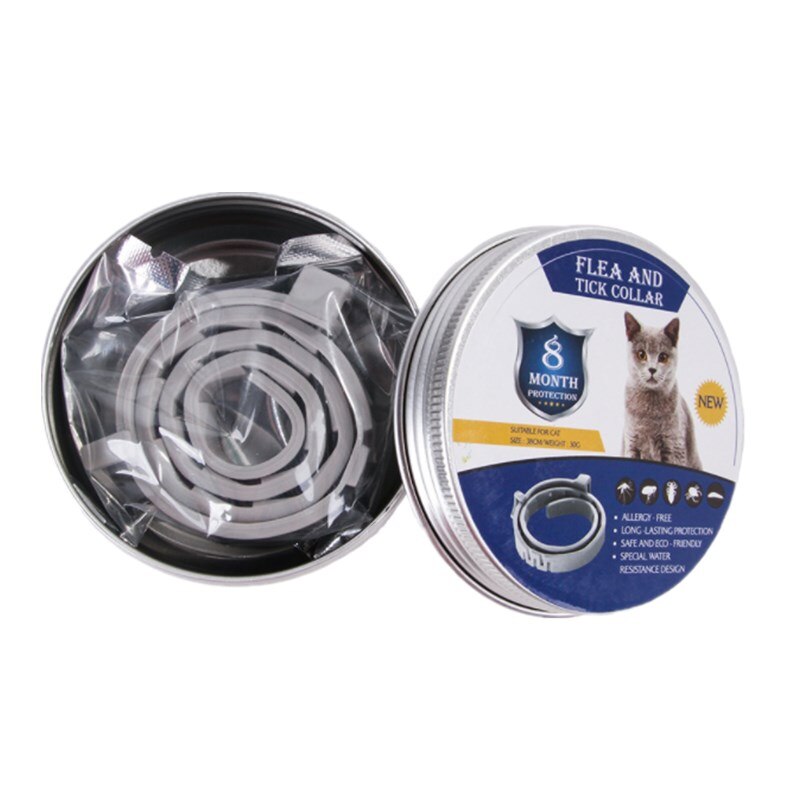 Pet Supplies Dog Cat Collar Anti Flea Lice Ticks Mosquito Outdoor Adjustable Pet Collar Cat Accessories 8 Months Protection