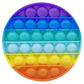 Glow Fluorescence Push Bubble Fidget Toys Adult Stress Relief Toy Antistress Soft Squishy Gift Anti Stress Box simple dimple toy.
