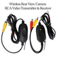 ZIQIAO Car Rear View Camera Universal Waterproof Night Vision HD Reversing Parking Backup Camera.