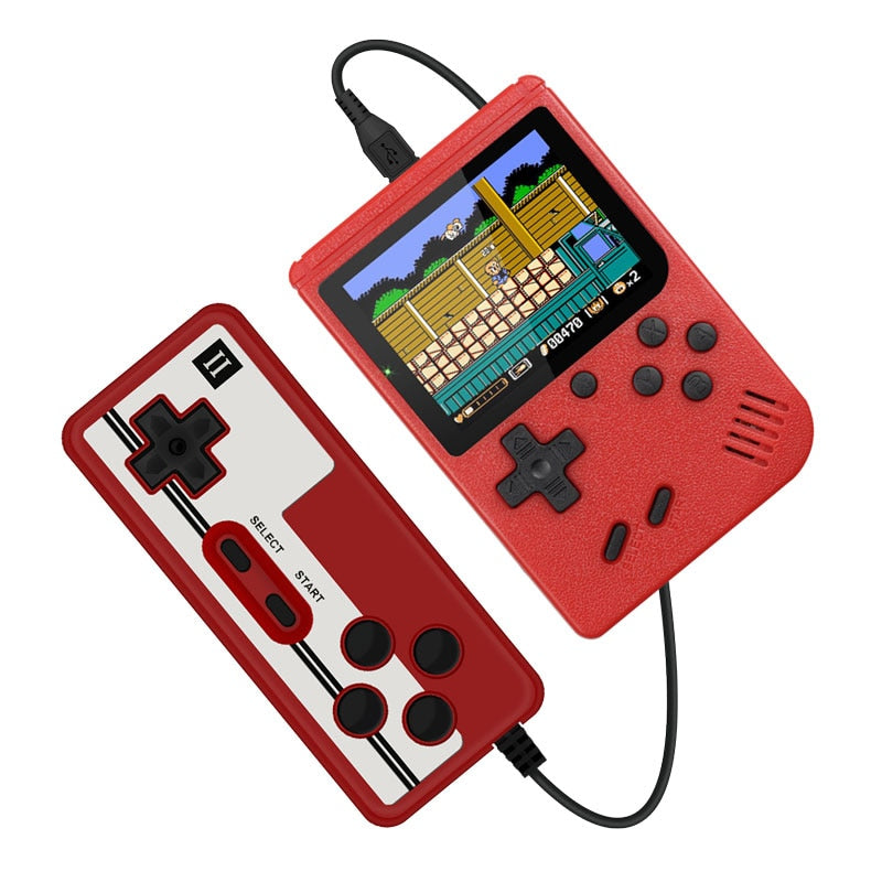 Retro Portable Mini Handheld Video Game Console 8-Bit 3.0 Inch Color LCD Kids Color Game Player Built-in 400 games.