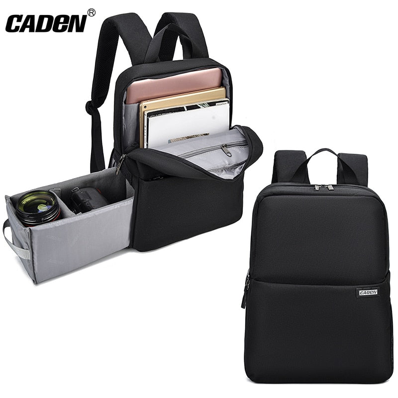 CADeN DSLR Camera Backpacks Professional Wear-resistant Large Bags For Canon Nikon Sony Cameras Lens Laptop Outdoor Travel Bags.