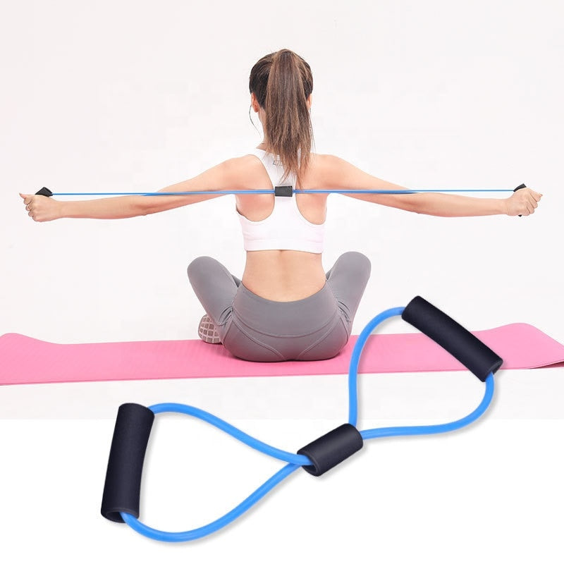 Fitness Resistance Bands Sit Up Pull Rope 4 Tube Pedal Exerciser Indoor Gym Sport Training Elastic Bands Fitness Equipment
