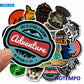50pcs Outdoor Wild Camping Adventure Climbing Travel Landscape Waterproof Stickers for Phone Laptop Bike Motorcycle Car Sticker.