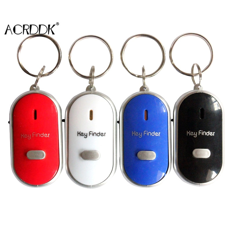 Wireless Whistle Key Finder Keychain For Women Men Anti-lost Device Keyrings Electronic Anti-theft Key Search Elder Sos Tracker.
