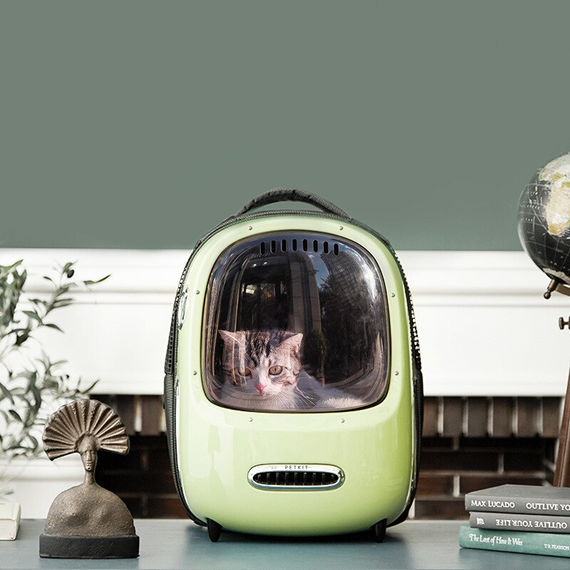 Cat Backpack Carrier Pet Carrier Products Travel Bag Built-in Fan, Lighting, Waterproof Breathable Pet Bag Dog Cat Space Capsule