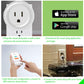 Smart Plug WiFi Mini Socket Smart Outlet, Work with Alexa and Google Home, No Hub Required, Remote Control your Devices.