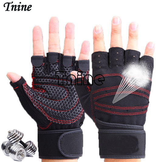 Body Building Gym Training Fitness WeightLifting Gloves For Men Women Workout Half Finger Guantes Exercise Gym Tactical Gloves