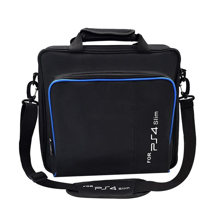 For PS4 Pro/PS4 Slim/PS5 Game Sytem Bag Original Size For PlayStation 4 Console Protect Shoulder Carry Bag Handbag Canvas Case.