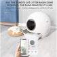 WIFI Cat Litter Box App Control Cat Litter Pad Basin 5L Automatic Cat Toilet Pet Trash Can Self Cleaning Toilet Pets Supplies