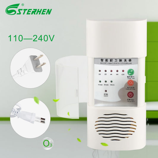 STERHEN Mini Wall Mounted Ozone Deodoriser For Kitchen Bathroom Air Treatment Ozone Air Purifier Home Sterilizer