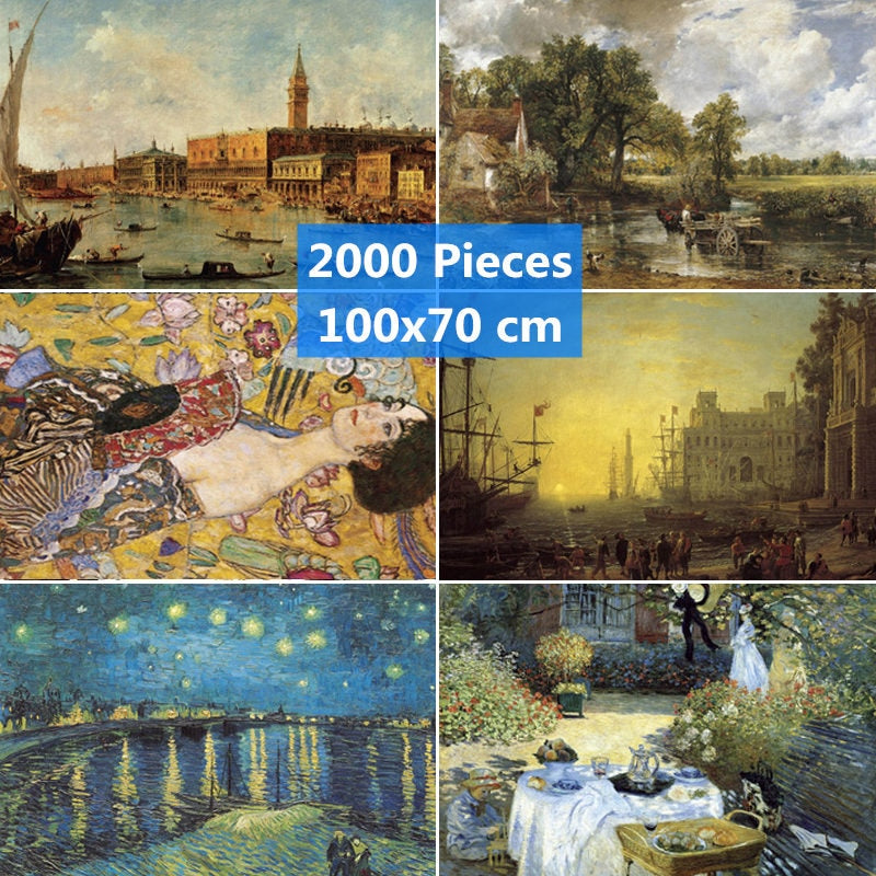 Jigsaw puzzle 2000 pieces Landscape Assembling Picture Puzzle 2000  For Adults Educational Toys Puzzles Pare Adultos