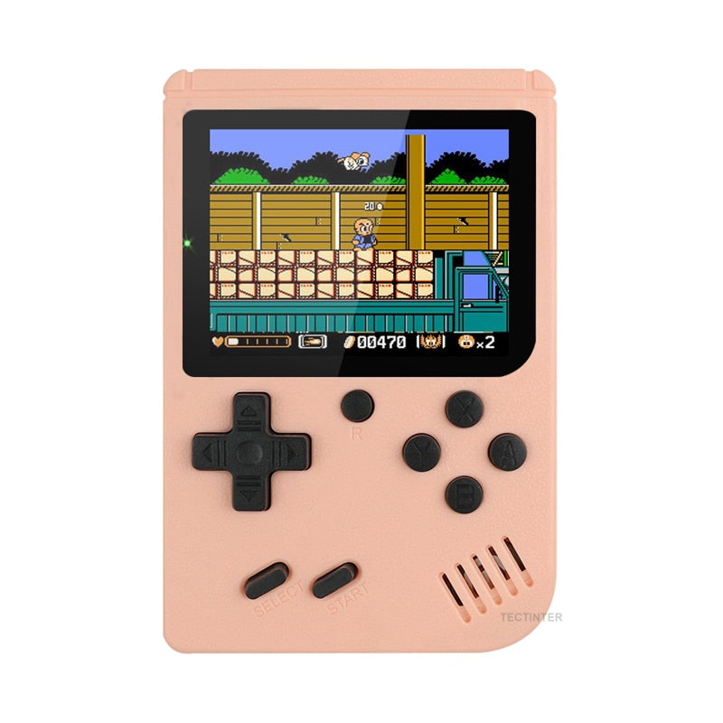 Retro Portable Mini Handheld Video Game Console 8-Bit 3.0 Inch Color LCD Kids Color Game Player Built-in 400 games.