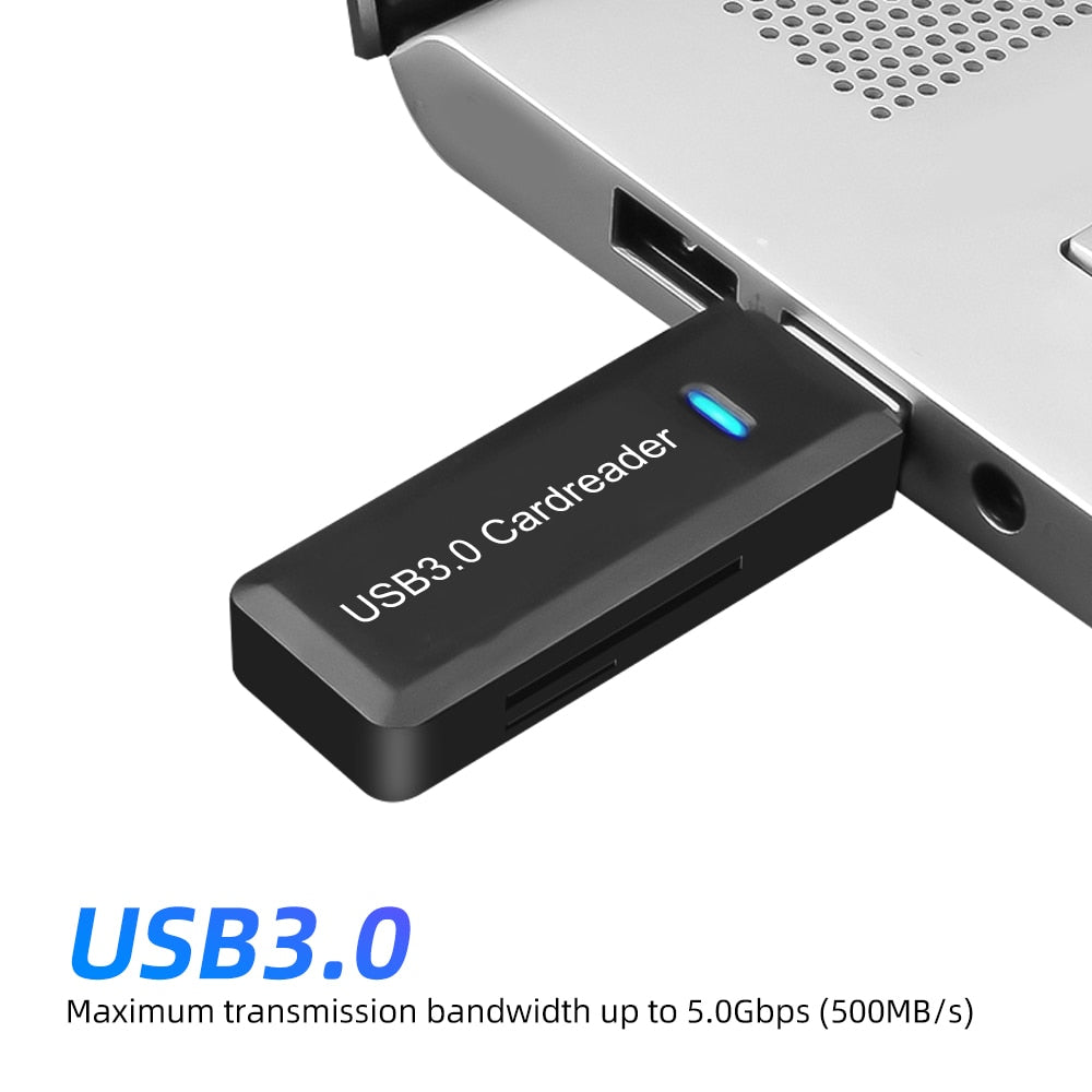 TF SD Card Reader USB 3.0 Cardreader Micro Sd Card To Usb Adaper Smart Card Reader Memory Lector De Tarjetas Laptop Accessories.