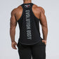Men&#39;s fashion Sleeveless Fitness Bodybuilding Muscle Undershirt Gym Running Exercise Sport Tank Top Men Vest