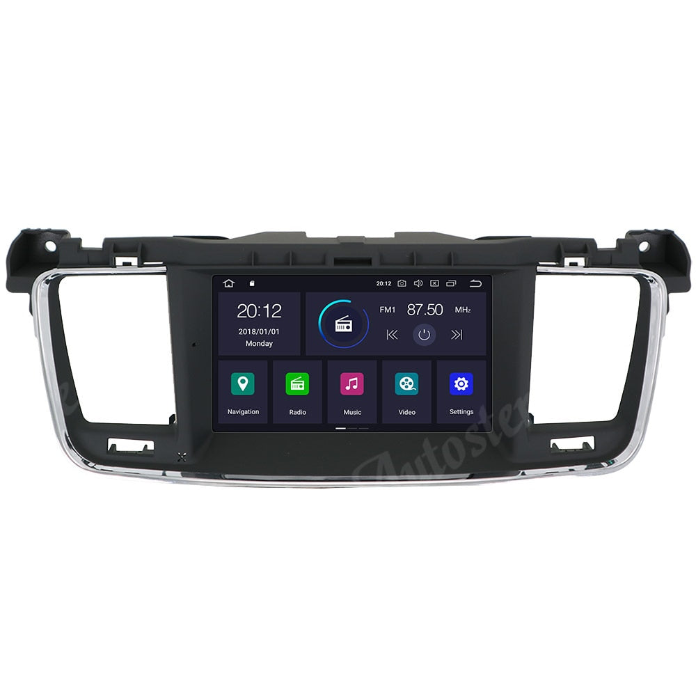 Android 10.0 Car DVD Player GPS Navigation For PEUGEOT 508 2010-2017 Head Unit Auto Stereo Multimedia Satnav Tape Recorder IPS.