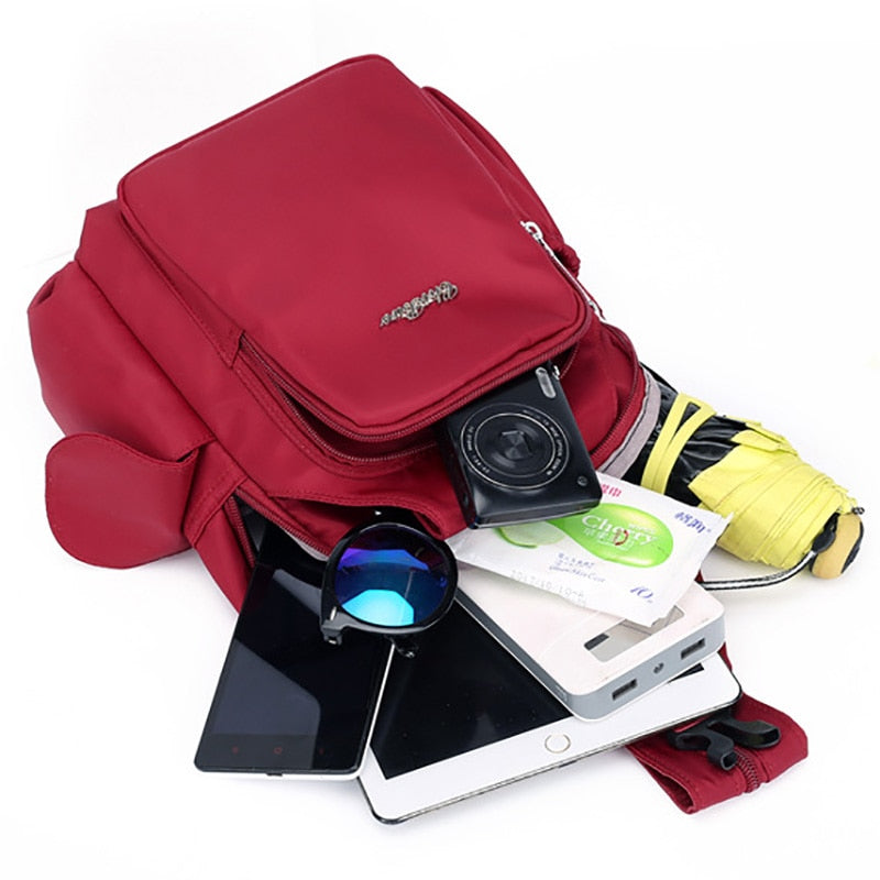 Backpack Women Fashion Multi-Function Waterproof Nylon Morrales Para Mujer Laptop Pocket Bag Mochilas Feminina Morral Backpack