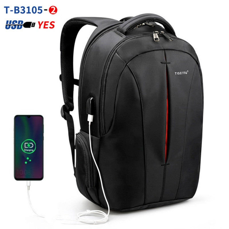 Tigernu Splashproof 15.6inch Laptop Backpack NO Key TSA Anti Theft Men Backpack Travel Teenage Backpack bag male bagpack mochila.