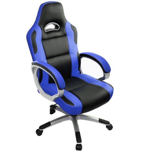 Gaming Computer Chair Ergonomic Office PC Swivel Desk Chairs for Gamer Adults and Children with Arms