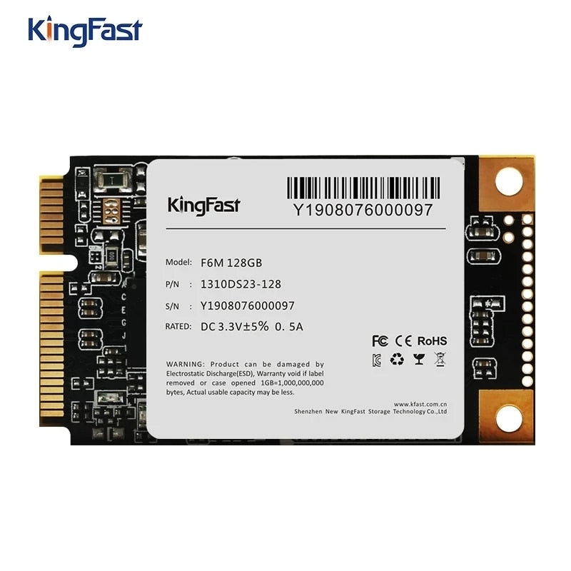 KingFast mSATA SSD 128GB 256GB 512GB 1TB 3x5cm Mini SATA 3 Internal Solid State Hard Drive Hard Disk for Laptop and Notebook.