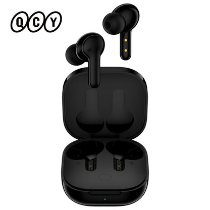 QCY T13 Bluetooth Headphone V5.1 Wireless TWS Earphone Touch Control Earbuds 4 Microphones ENC HD Call Headset Customizing APP.