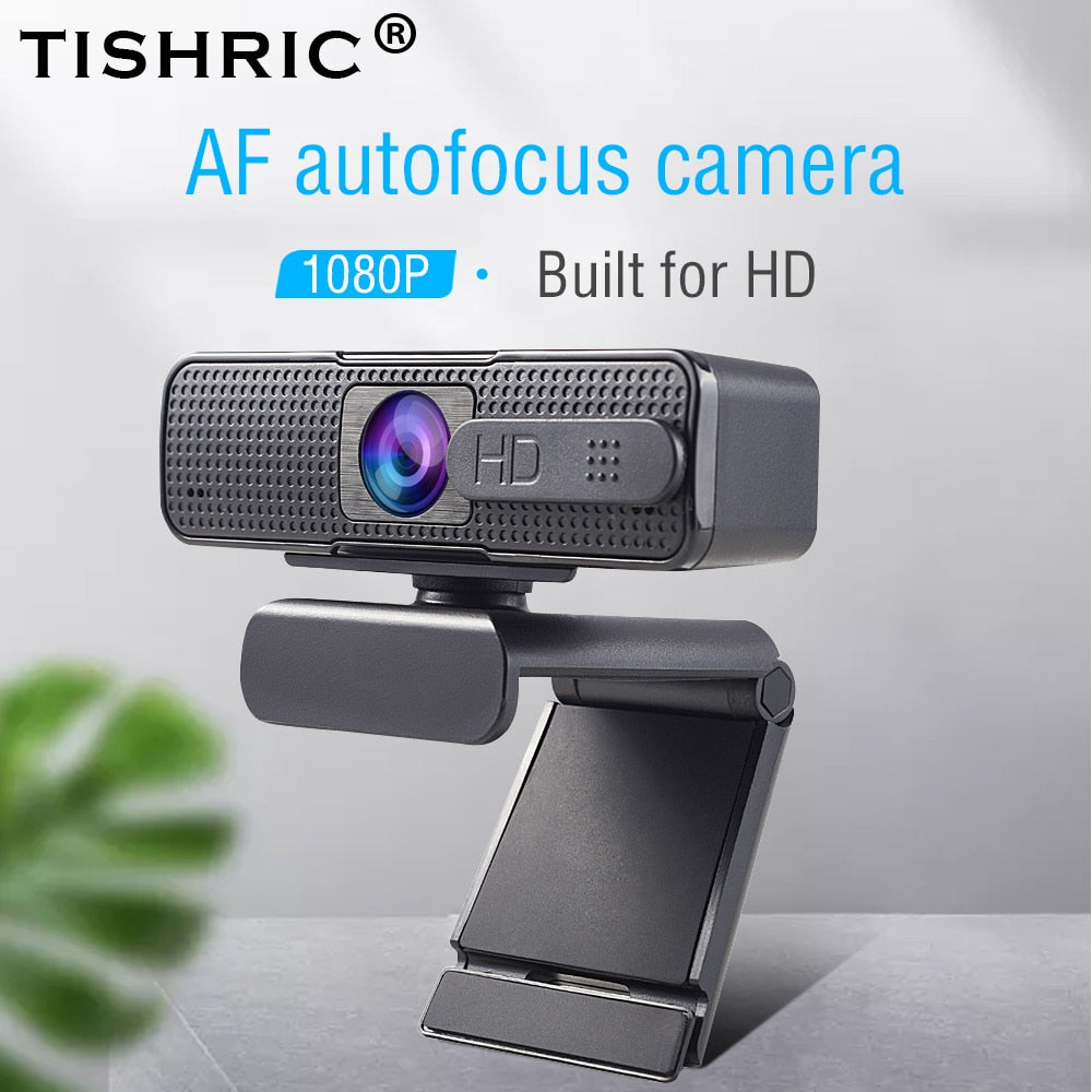 TISHRIC H701 Full HD Webcam 1080P Cover USB Web Camera With Micphone for Computer Web Cam Webcam For PC Autofocus Mini Camera.