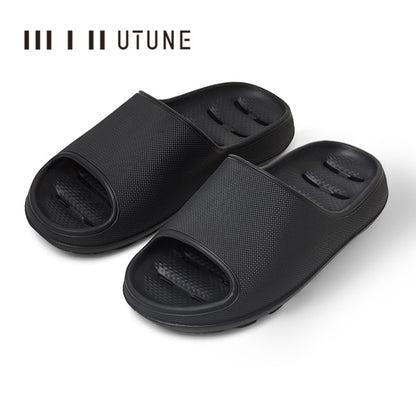 UTUNE EVA Slides Women Bathroom Shoes Hole Leaking Sandals Home Slippers Indoor Shoes Anti-slip Shower Men Slipper For Women