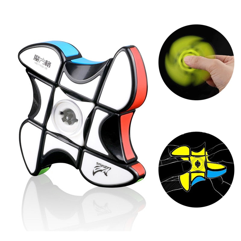 Upgrade 133 Fingertip Gyro Fidget Hand Spinner Relax Stress Toy Puzzle Magic Cube 1x3x3 Fingers Speed Twist Anti-Stress Cube