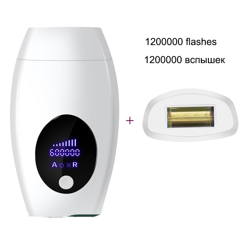KYLIEBEAUTy600000 flash professional permanent IPL Laser Depilator LCD home use devices Photoepilator women painless hair remove.