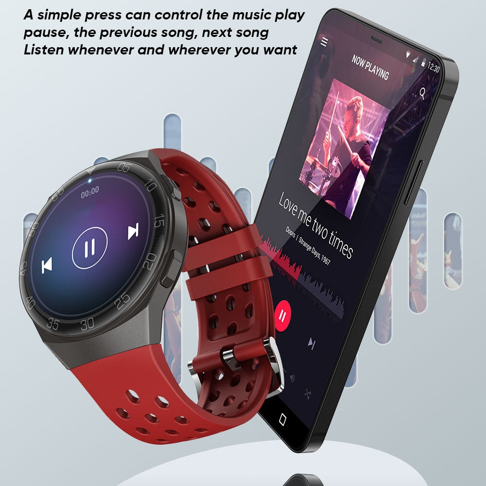 LIGE 1.28-inch Full Color Touch Screen Sport Smartwatch Men Women Fitness Tracker Waterproof Smart Watch For Huawei Xiaomi Apple.