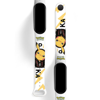 New Pokemon Electronic Watch Pikachu Cartoon Digital Electronic Waterproof LED Bracelet Wristband Kids Toy Christmas Gift Clock.