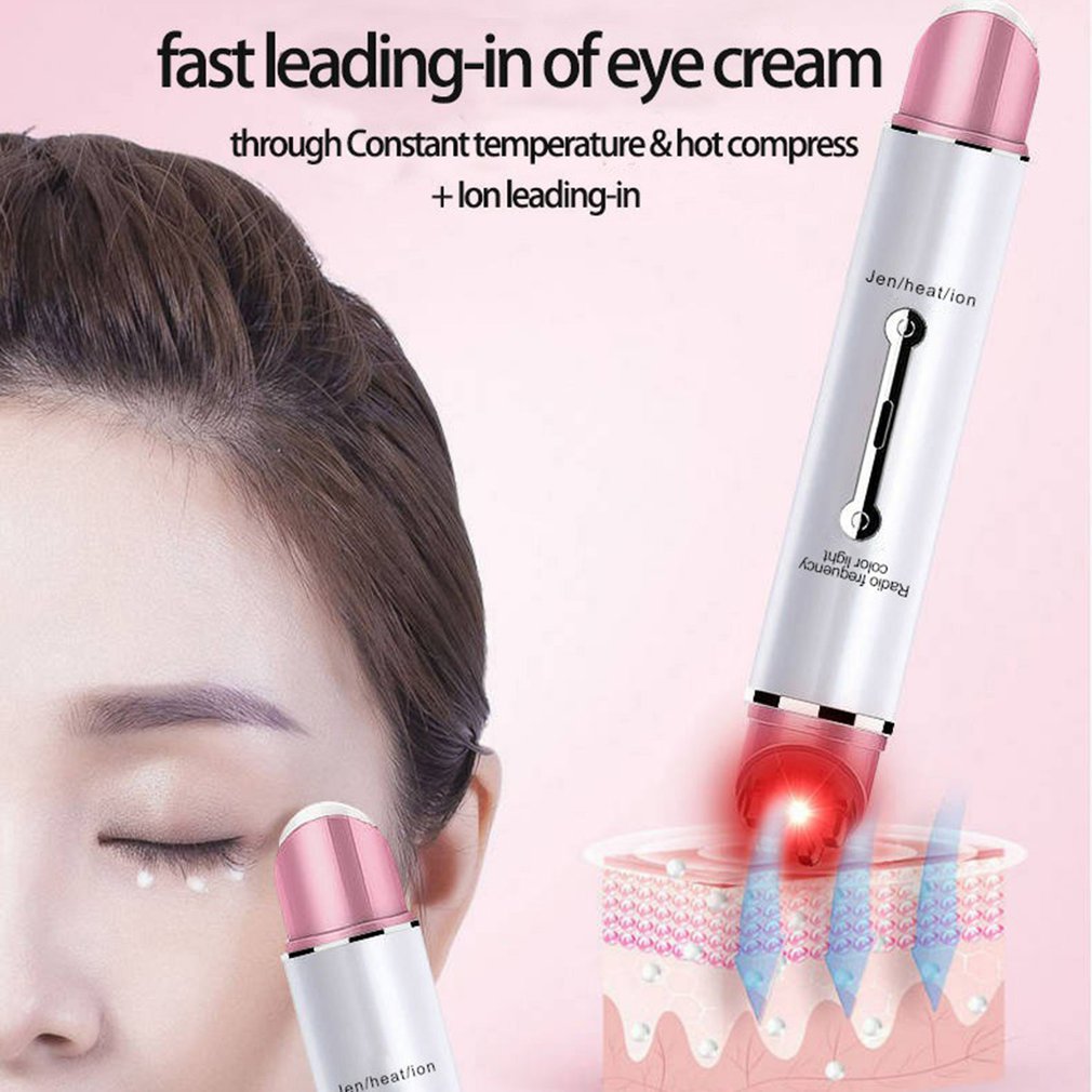 EMS Eye Massager Anti Wrinkle Eye Massage Anti Aging USB Rechargeable Massager For Face Electric Eyes Beauty Device LED Photon.