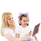 Bluetooth Cute Kids Wireless Headphone with Microphone Girls 3.5mm Music Stereo Earphone Computer Mobile Phone Cat Headphones.