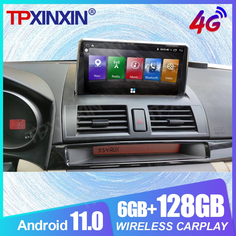 Android 11.0 8+256G For Mazda 3 2003-2009 Car GPS Navigation Auto Stereo Multimedia Player Head Unit Radio Tape Recorder Satnav.