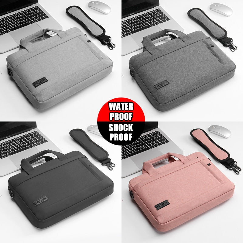 Laptop Bag Sleeve Shoulder Bag Notebook Carrying Case For pro13 14 15.6 Inch Macbook Air 13.3 Case ASUS Acer Lenovo Dell Handbag.