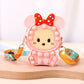 Disney Minnie Mouse Cute Kawaii Wallet Fidget Toy Push Bubble Antistress Anime Coin Purse Kid Girl Bag Children Birthday Present.
