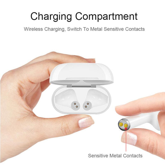 Original i12 tws Stereo Wireless 5.0 Bluetooth Earphone Earbuds Headset With Charging Box For iPhone Android Xiaomi smartphones.