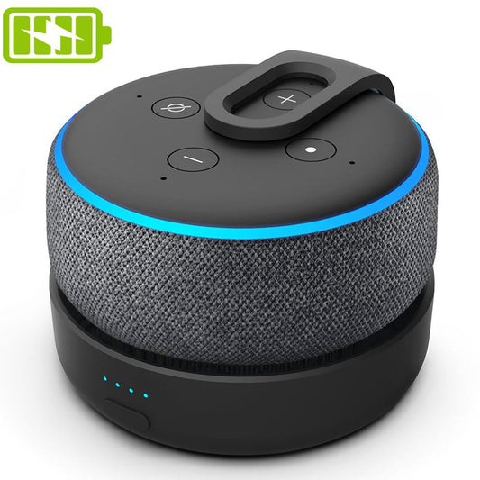 GGMM D3 Battery Base for Amazon Echo Dot 3rd Gen Alexa Speaker Docking Station 16Hrs Playing Rechargable Battery For Echo Dot 3.