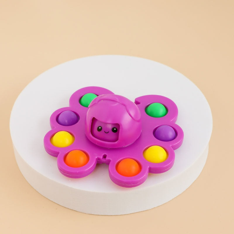 Fidget Toys Autism Squidopop Stress Relief Silicone Squidopops 2022 Flip Octopus Change Faces Spinner Push Pop Bubble.