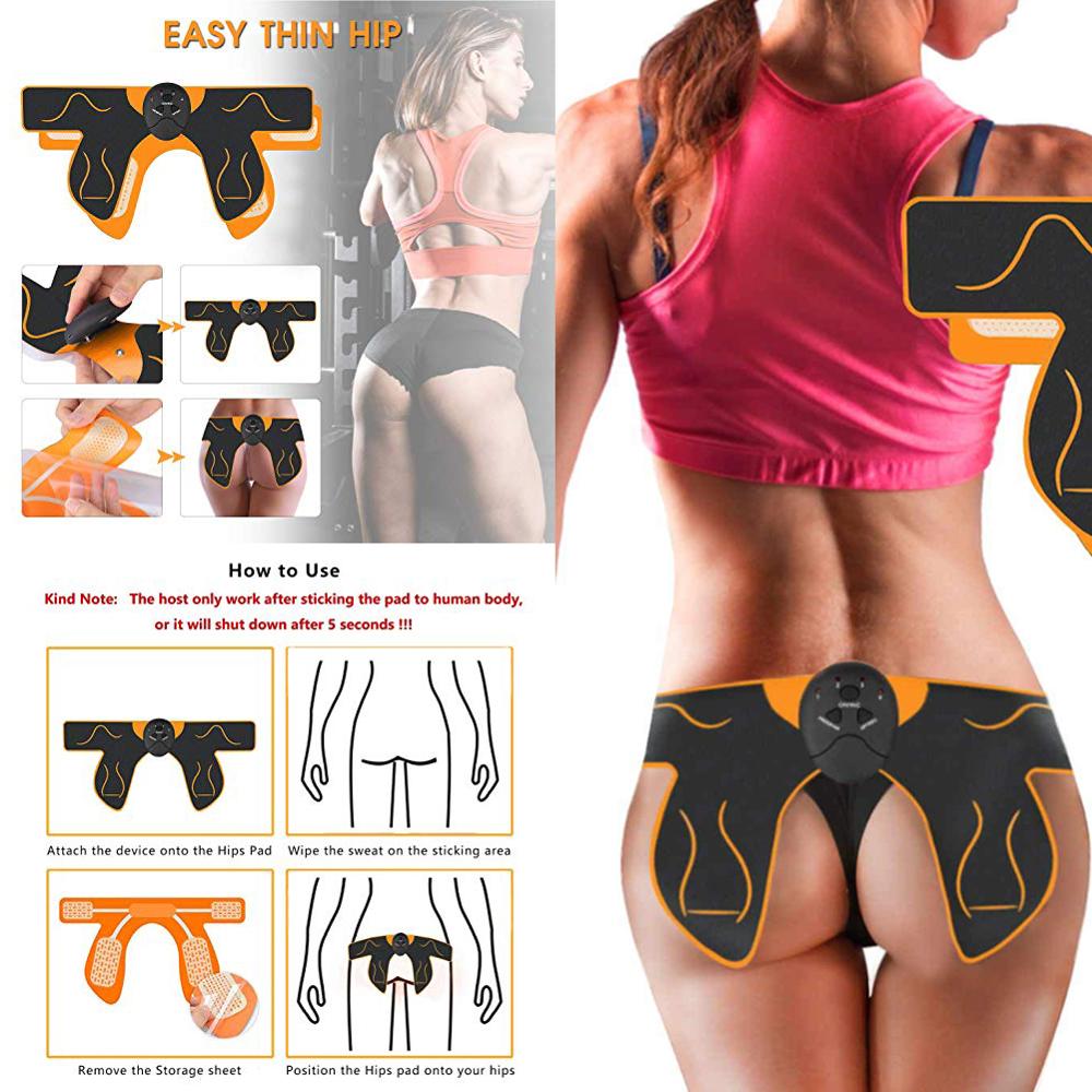 EMS Wireless Remote Hips Trainer Electric Muscle Stimulator Fitness Tones Buttocks Butt Slimming Massager Fitness Massage Tool