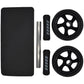 New Keep Fit Wheels No Noise Abdominal Wheel Ab Roller With Mat For Exercise Fitness Equipment