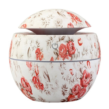 Mini Air Humidifier Ultrasonic USB Aroma Diffuser Wood Grain LED Night Light Electric Essential Oil Diffuser Aromatherapy Home.