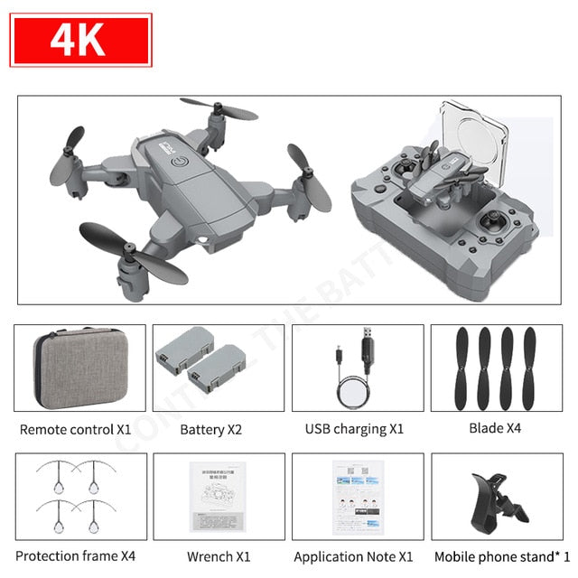 New mini KY905 drone 4K HD camera, GPS WIFI FPV vision foldable rc quadcopter professional drone.