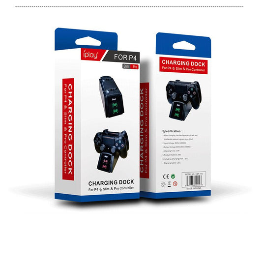 PS4 Controller Charger Twin 4 Controller USB Charging Station Dock Station for Sony Playstation4 / PS4 / PS4 Slim / PS4 Pro