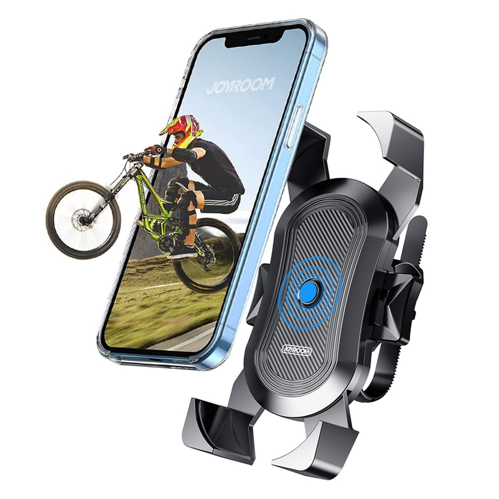 Anti-Shake Bike Phone Holder Stable Bicycle Motorcycle Phone Mount Mountain Bike Handlebar Support Devices 4-6.8 Inch Smartphone.