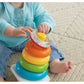 Fisher-Price Brilliant Basics Stack & Roll Cups Children Educational Toy Pierwsze Klocki Malucha K7166 For Kid Birthday Gift