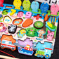 Montessori Wooden Educational Toys Fruit Digital Animal Traffic Figure Matching Puzzle Preschool Busy Board Educational Kids Toy