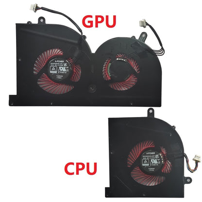 NEW Laptop cpu cooling fan for MSI GS63VR GS63 GS73 GS73VR MS-17B1 Stealth Pro CPU BS5005HS-U2F1 GPU BS5005HS-U2L1 COOLER.