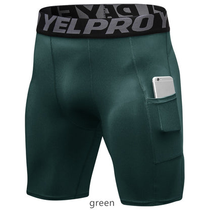 Men's Bodybuilding Quick Dry Compression Shorts Fitness Tight Shorts Sweat Sport Short Trousers Gym Men's Shorts For Running