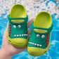 Toddler baby beach sandals children cartoon dinosaur animal garden slippers kids antiskid shoes for boys and girls suit for 1-6Y
